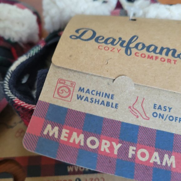 baby bear slippers dearfoams close back slipper - Picture 3 of 7